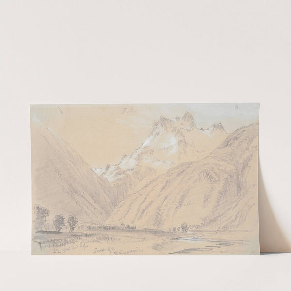 Sources of the Waimakariri by Nicholas Chevalier