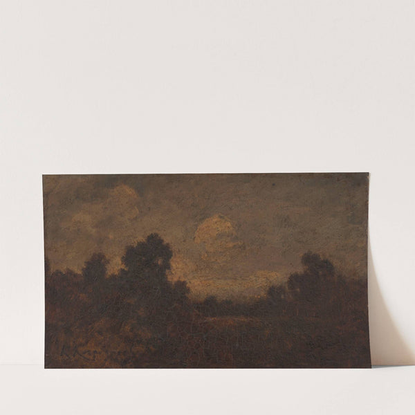 Sous bois (19th Century) by Henri-Joseph Harpignies