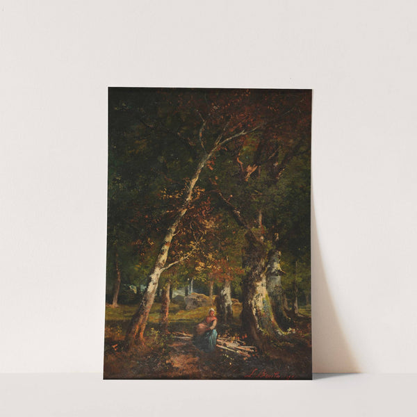 Sous-bois à Fontainebleau by Louis Boulange