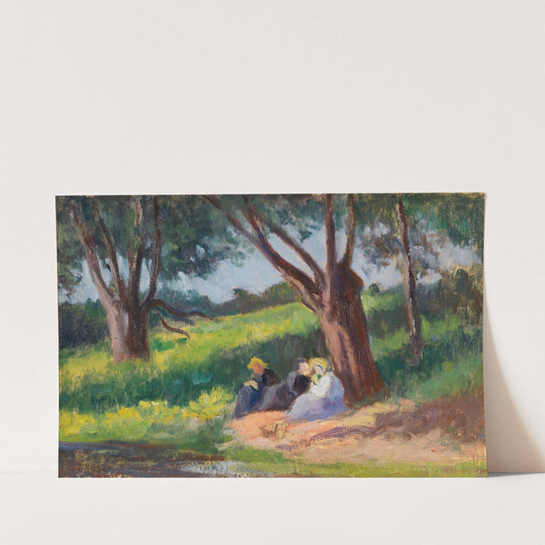 Sous L´arbre Rolleboise (1926) by Maximilien Luce