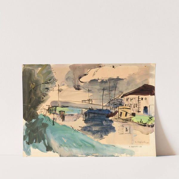 South Chicago River (1939-1940) by Erminio Scapicchi