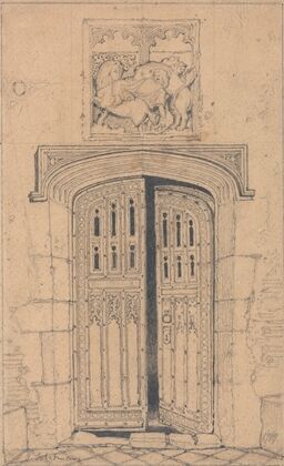 South Door, Arminghall Hall, Norfolk