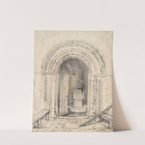 South doorway, Mundham church, Norfolk (1816) by John Sell Cotman