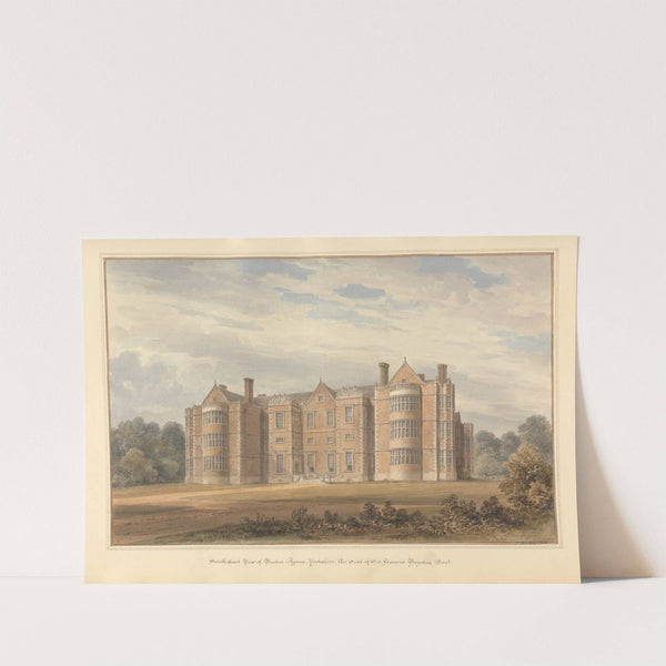 South East View of Burton Agnes, Yorkshire: the Seat of Sir Francis Boynton Bart. by John Buckler