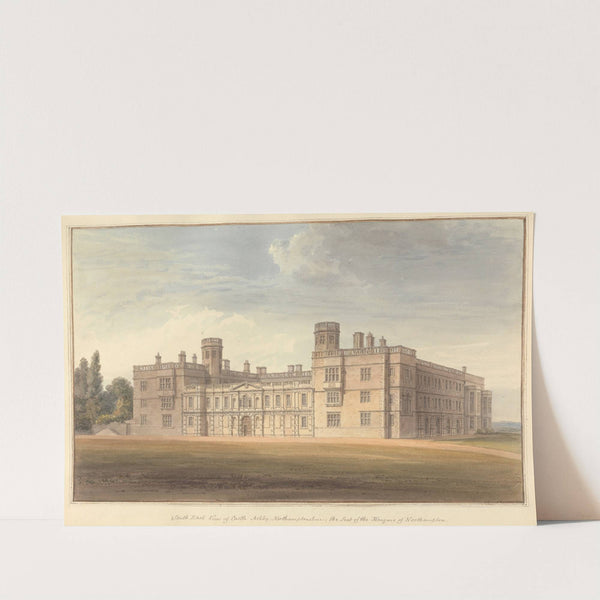 South East View of Castle Ashby, Northamptonshire: the Seat of the Marquis of Northampton by John Buckler