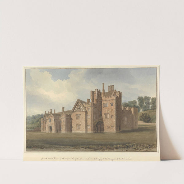 South East View of Compton Winyate, Warwickshire: belonging to the Marquis of Northampton by John Buckler