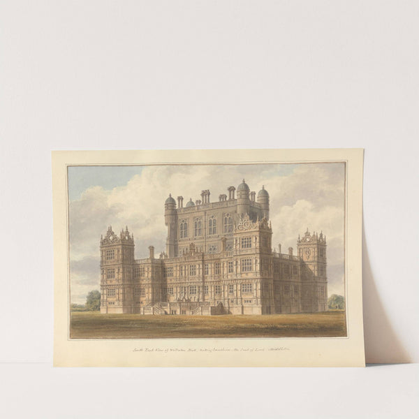 South East View of Wollaton Hall. Nottinghamshire: the Seat of Lord Middleton by John Buckler