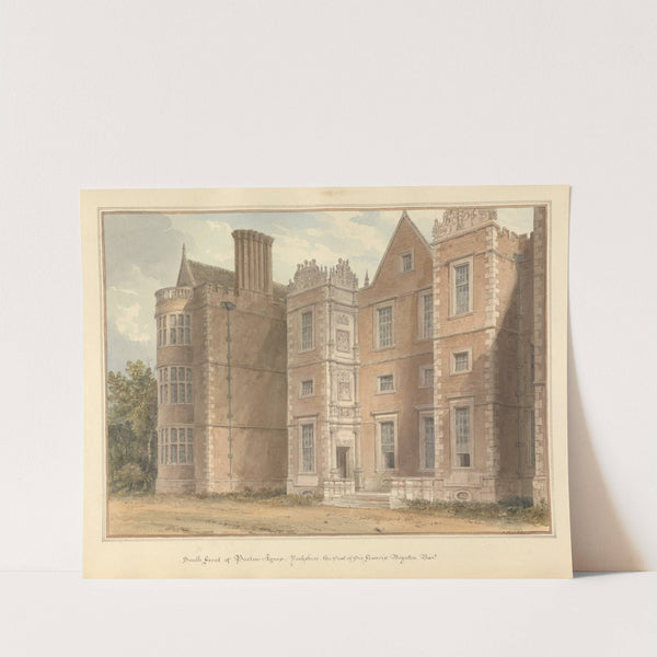 South Front of Burton Agnes, Yorkshire: the Seat of Sir Francis Boynton Bart. by John Buckler