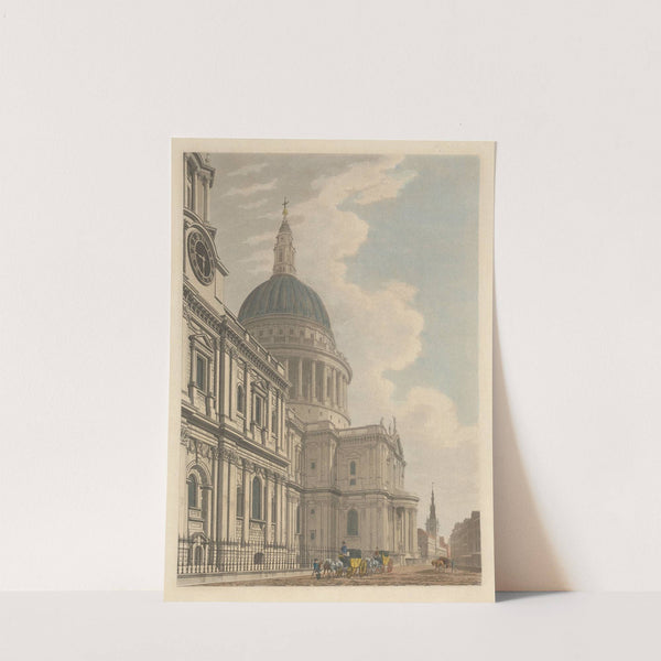 South Front of St. Pauls (1801) by Thomas Malton