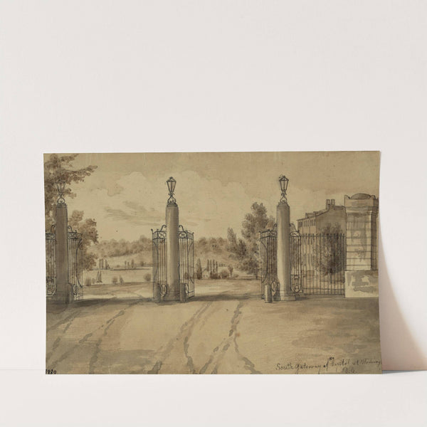 South gateway of the Capitol at Washington, D.C. by Augustus Köllner