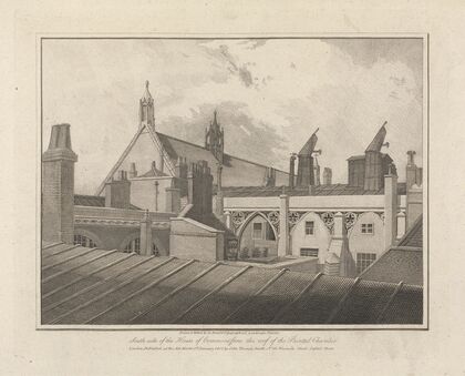 South Side of the House of Commons, from the Roof of the Painted Chamber — size preview