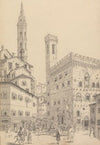 South View of the Barqello or State Prison and Spire of the Badia (1842)