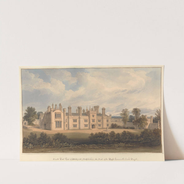 South West View of Blithfield by John Buckler