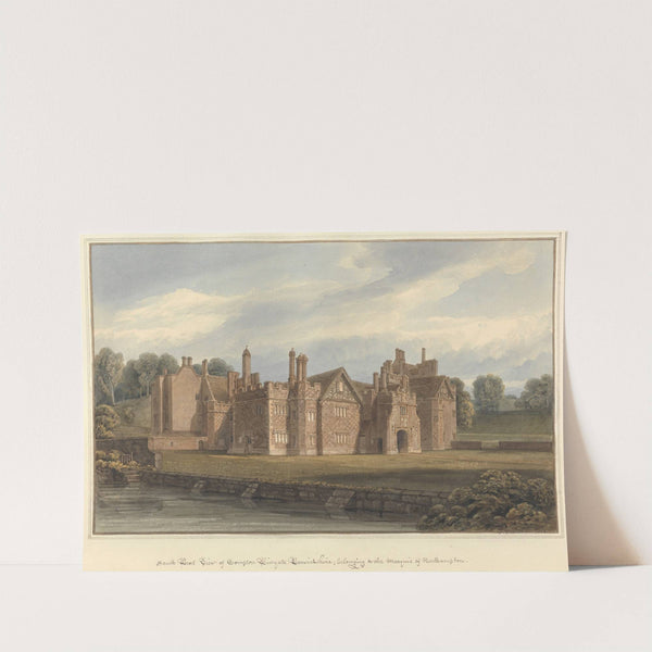 South West View of Compton Winyate, Warwickshire: belonging to the Marquis of Northampton by John Buckler