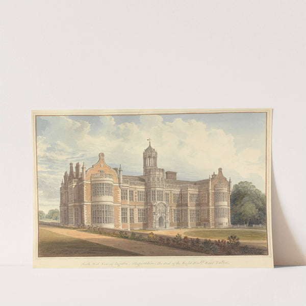 South West View of Ingestre, Staffordshire: the Seat of the Right Honourable Earl Talbot by John Buckler