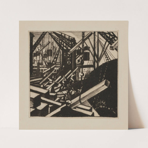 Southampton (1916) by Christopher R. W. Nevinson