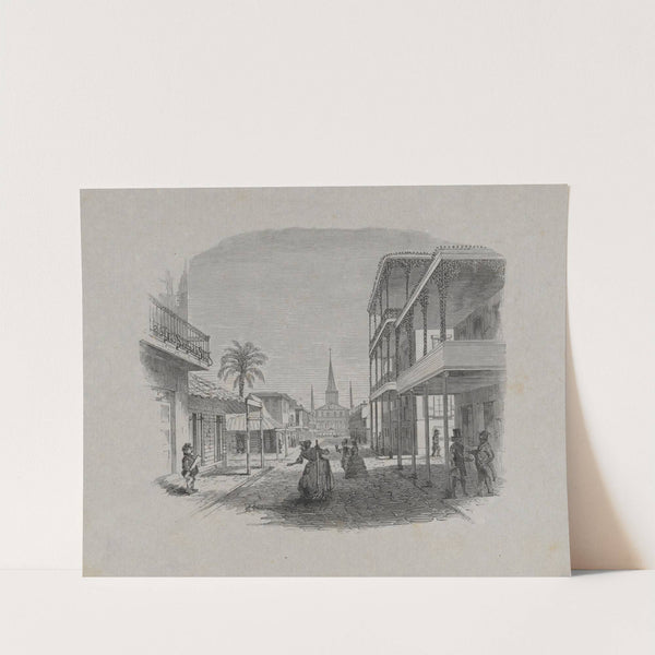 Southern city street by David English Henderson