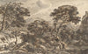 Southern Landscape with Resting Wayfarers at a River