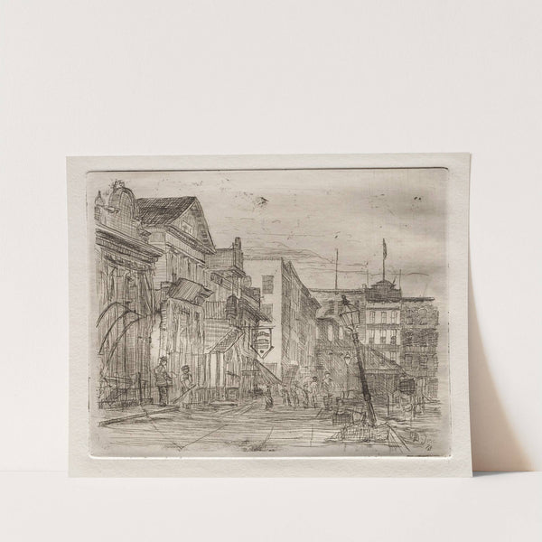 Southwest Corner, Public Square, Cleveland by Otto Henry Bacher