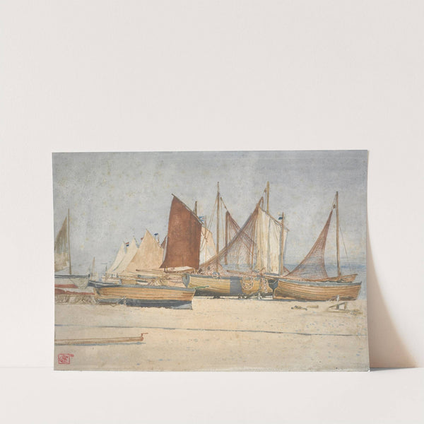 Southwold - a study of sails by Walter Crane