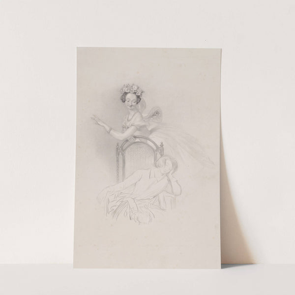 Souvenir d’adieu de Marie Taglioni (1845) by Alfred Edward Chalon