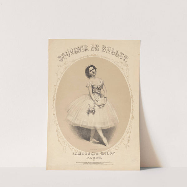 Souvenir de ballet, Lamoureux galop du Faust (1857) by John H. Bufford's & Sons
