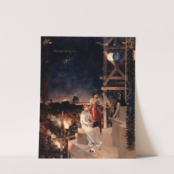 Souvenir de fête à Paris (1881) by Jean Charles Cazin