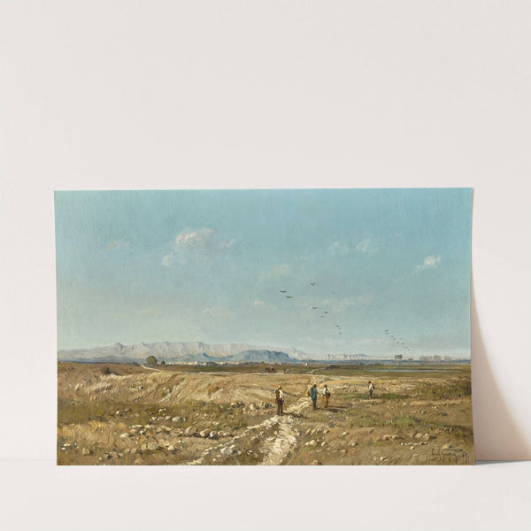 Souvenir de la Crau, Provence (1869) by Paul-Camille Guigou