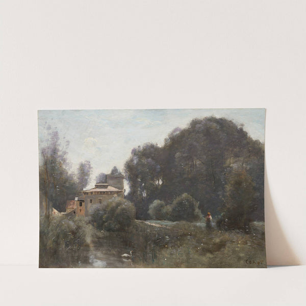 Souvenir de la Villa Borghèse by Jean-Baptiste-Camille Corot