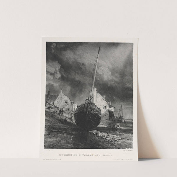 Souvenir de Saint Valéry sur Somme (1833) by Eugène Isabey