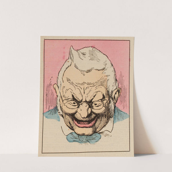 Souvenir Il n’est plus, mais il règne encor, Ce fin et sage politique, Qui fut – un peu tard- le men by André Gill