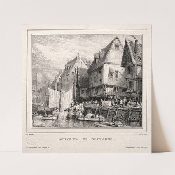 Souvenir of Brittany (1832) by Eugène Isabey