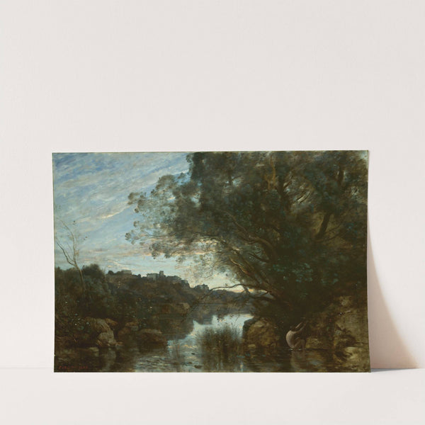 Souvenir of the Environs of Lake Nemi by Jean-Baptiste-Camille Corot