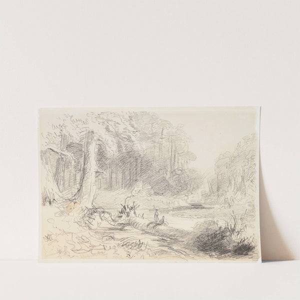 Souvenir of Upukerora River by Nicholas Chevalier