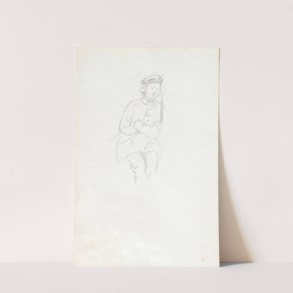 Sovende mannsfigur (1842) by Adolph Tidemand