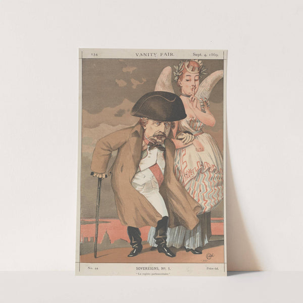 Sovereigns, (No. 1) ‘Le Regime Parlementaire’, (Napoleon III), from ‘Vanity Fair’ (1869) by James Tissot