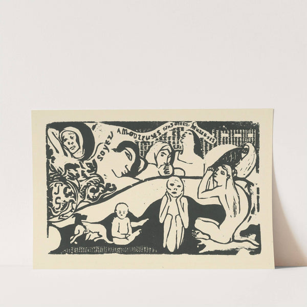 Soyez amoureuses vous serez heureuses (Be In Love and You Will Be Happy) by Paul Gauguin