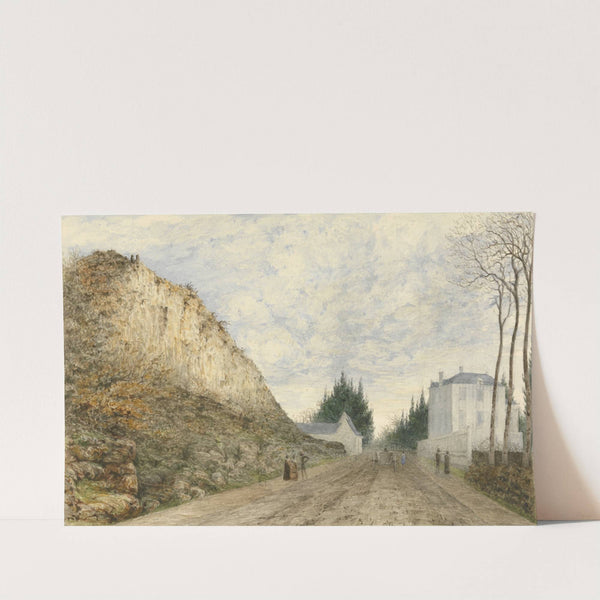 Spa, Germany - a road flanked by a high bank by Robert Streatfeild