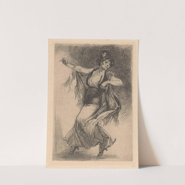 Spaanse danseres by Johannes Josephus Aarts