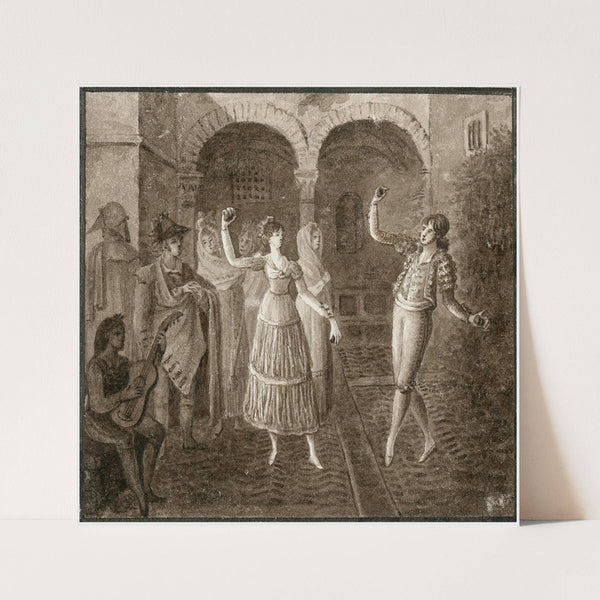 Spaanse dansers by Otto Howen