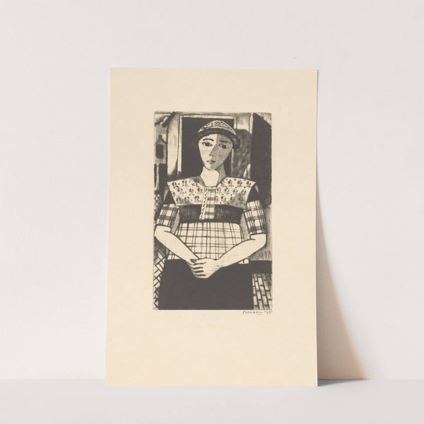 Spakenburgse vrouw (1948) by Jo Bezaan