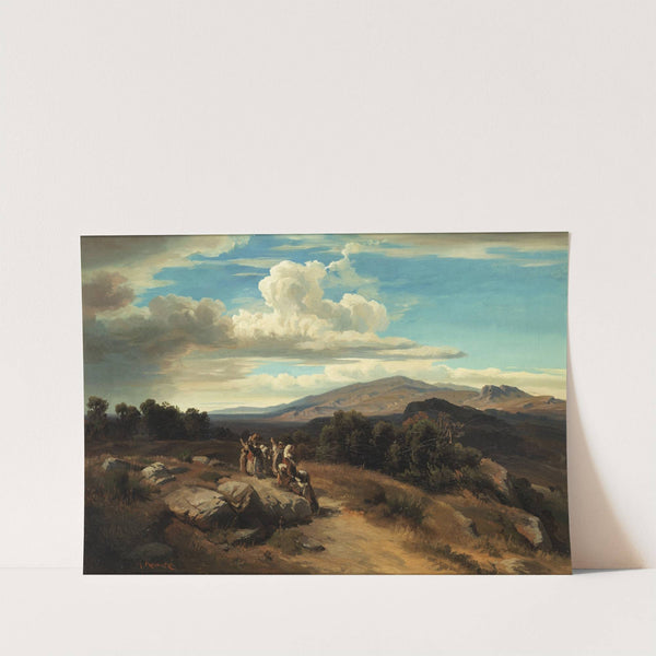 Spanische Landschaft by Anton Romako