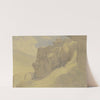 Spanische Landschaft, Dorf auf Felsen by Peter Burnitz