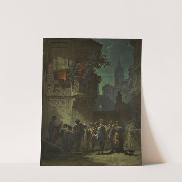 Spanisches Ständchen (Um 1856) by Carl Spitzweg
