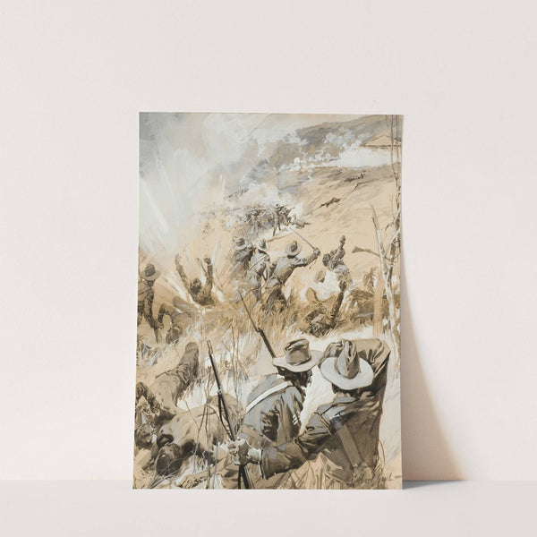 Spanish-American War Scene by William Gilbert Gaul