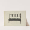 Spanish Colonial Mission Bench by Edward Jewett