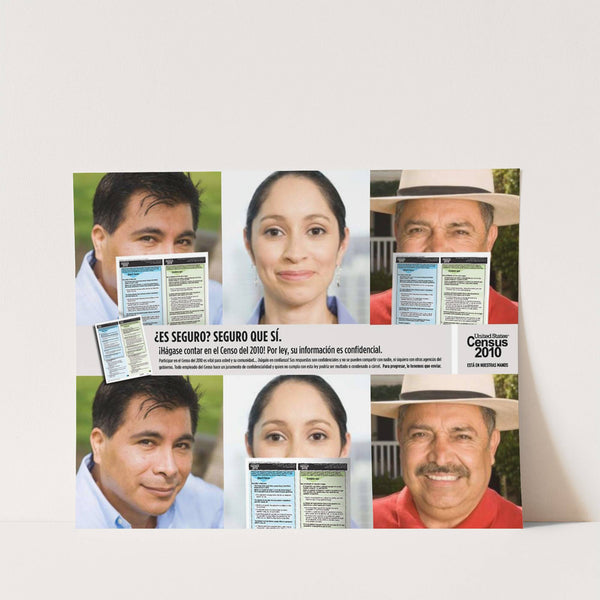 Spanish Confidentiality Poster (2010) by Bureau of the Census