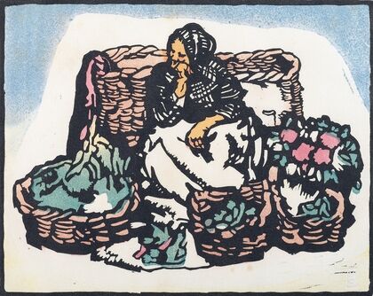 Spanish market woman