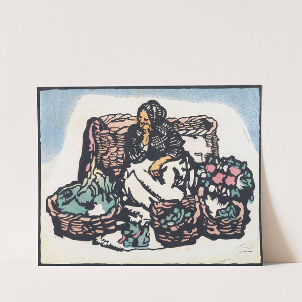 Spanish market woman by Maud Sherwood