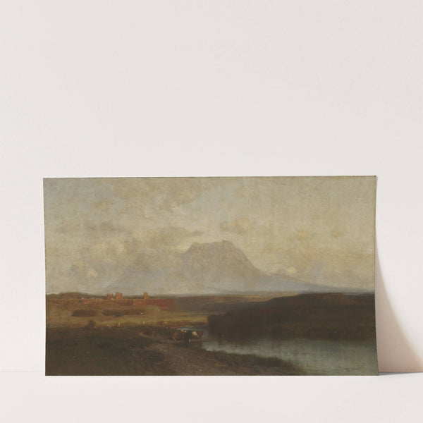 Spanish Peaks, Southern Colorado, Late Afternoon (1887) by Samuel Colman